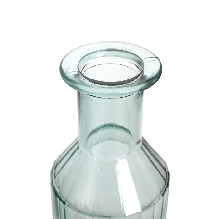 STREPE Karaffe / Krug / Blumenvase, Recyclingglas, Mediterranea Lifestyle,  recyceltes Glas