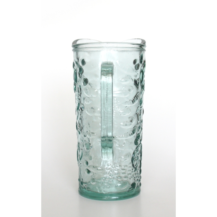 FRESH Krug / Henkelkrug, Frucht-Motiv, 1,5 Liter, Recyclingglas, Relief, recyceltes Glas