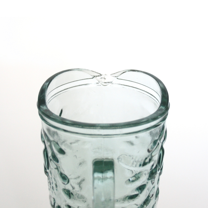 FRESH Krug / Glaskanne / Wasserkrug, Frucht-Motiv, 1,5 Liter, Recyclingglas, Relief, recyceltes Glas