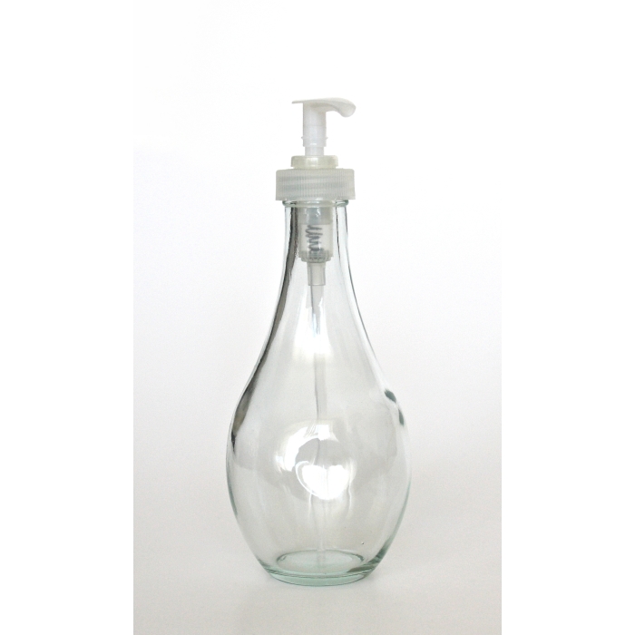 LE SAC Seifenspender / Pumpspender, Recyclingglas, La Mediterranea, Vidreco, recyceltes Glas