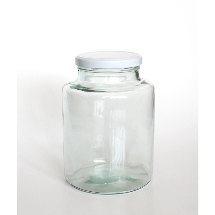 MOL Vorratsglas / Pastaglas mit Twist Off Deckel, 2,3 Liter, Recyclingglas, hergestellt in Europa, recyceltes Glas