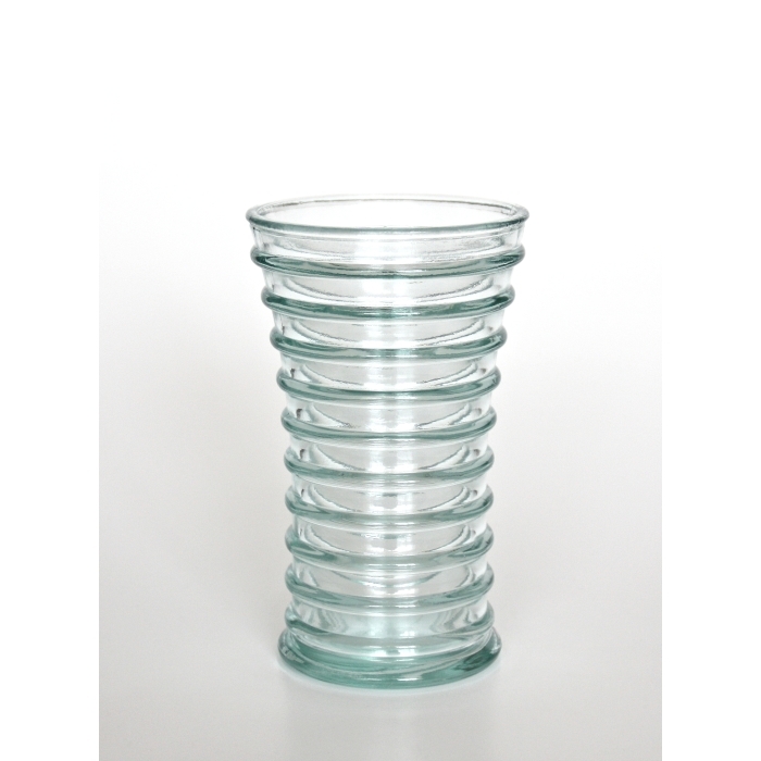 CALIPSO Wasserglas / Saftbecher / Vase, Recyclingglas, Mediterranea Lifestyle, recyceltes Glas