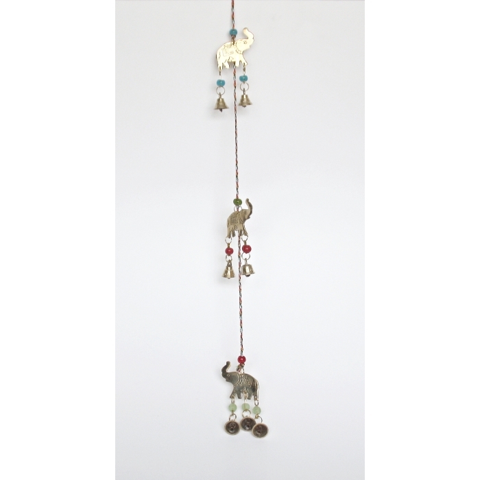 Glockenspiel / Windspiel Elefant, Messing