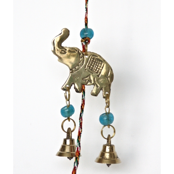 Klangspiel / Windspiel Elefant, Messing, Glückselefant