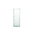 CLAIR Karaffe / Krug, 1 Liter, Recyclingglas, La Mediterranea, Vidreco, recyceltes Glas