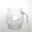 TEMPO Glaskrug, 1,5 Liter, Recyclingglas, hergestellt in Europa, recyceltes Glas