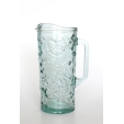 FRESH Krug / Glaskanne, Frucht-Motiv, 1,5 Liter, Recyclingglas, Relief, recyceltes Glas